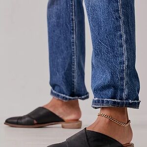 Free People Lordes mules - black size 38/8 new in box